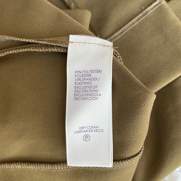 Rebecca Minkoff Olive Green Stevia Military Lace Up Skirt Size 10 - Picture 8 of 10